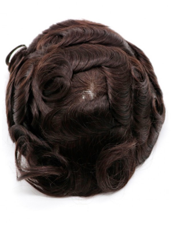 French Lace with Thin Skin Hair Systems for Thinning Hair