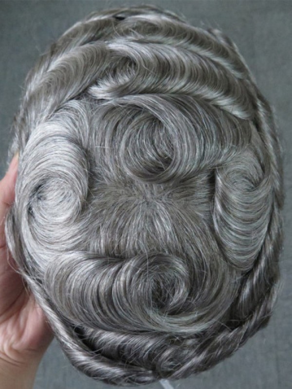 Full Swiss Lace Hair Systems with Thin Skin for Thinning Hair