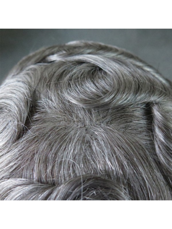 Full Swiss Lace Hair Systems with Thin Skin for Thinning Hair