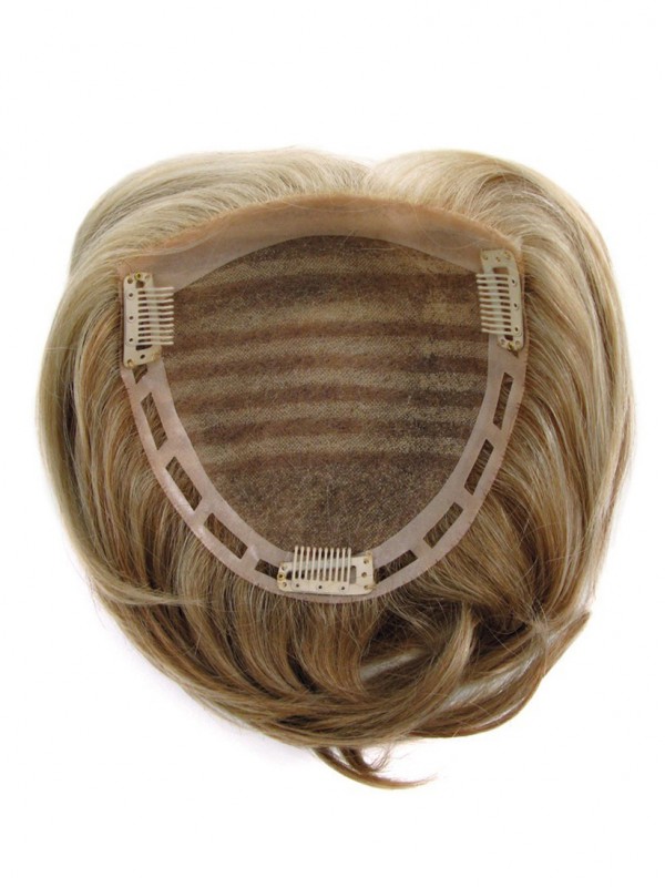 Blonde Remy Human Hair Addition Mono Top Wiglet