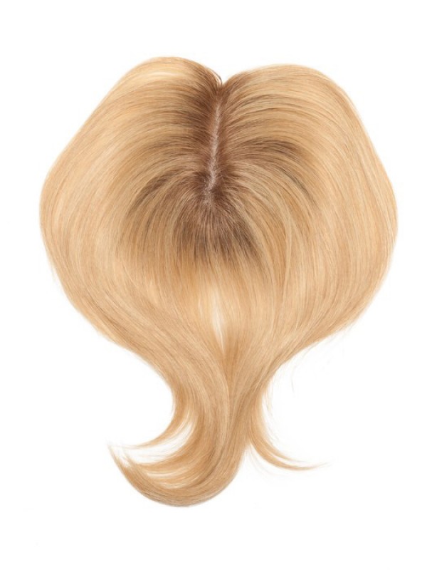 Natural Wavy Blonde Remy Human Hair Mono Hair Pieces