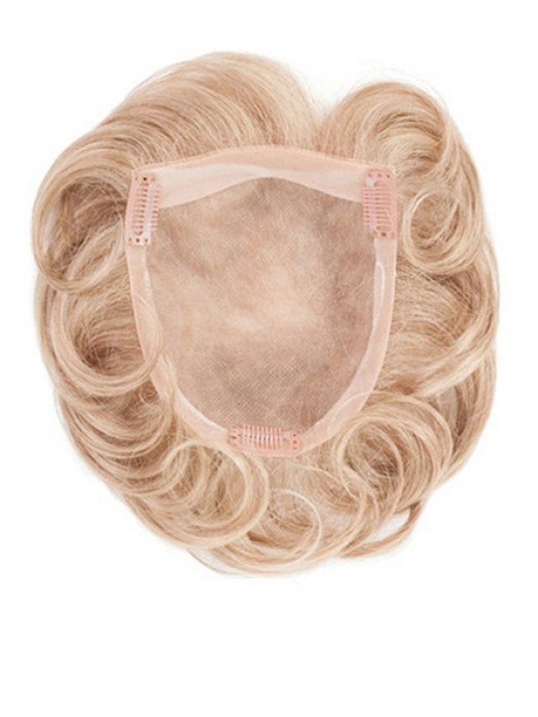 Blonde Simple Monofilament Top Hairpiece