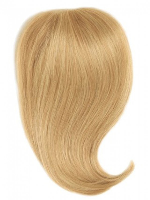 Short Straight Blonde Remy Human Hair Mono Hair Pieces