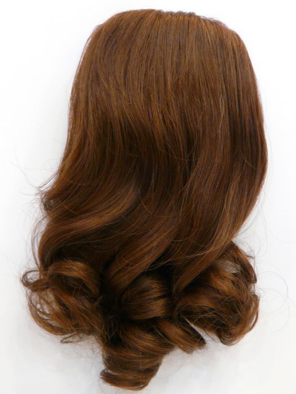 Sexy Wavy Brown Human Hair Hairpiece