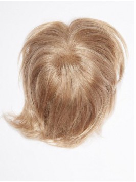 Short Blonde Human Top Hairpieces