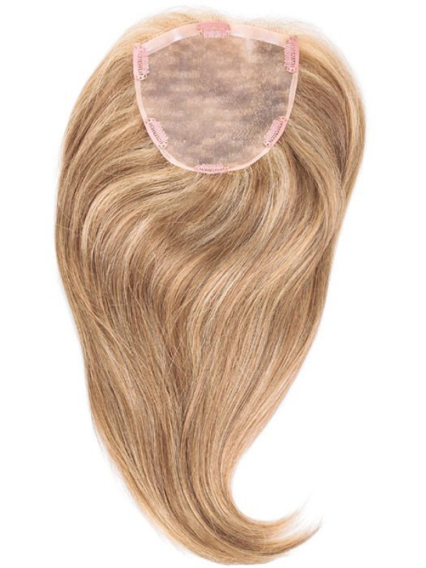 Long Blonde Human Mono Top Hair Piece