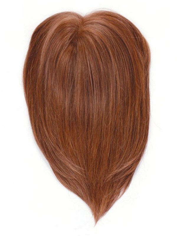 Reddish Straight Human Hair Addition Hairpiece