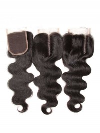 Body Wave Virgin Hair Weave 3 Bundles With Lace Closure Best Virgin Remy Human Hair