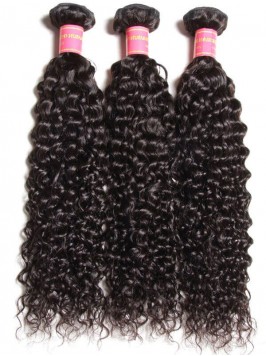 Kinky Curly Virgin Hair Weave 3 Bundles With Lace ...