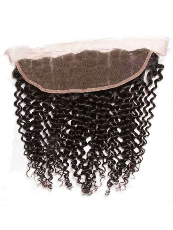 Kinky Curly Virgin Hair Weave 3 Bundles With Lace Frontal Closure 13x4 Best Virgin Human Hair