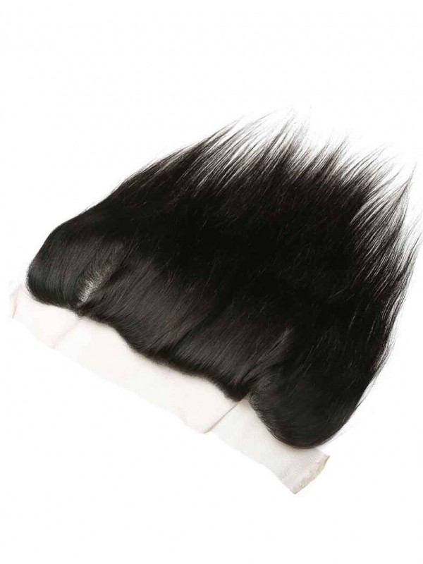 Best Virgin Brazilian Straight Hair 3 Bundles With Lace Front Closure