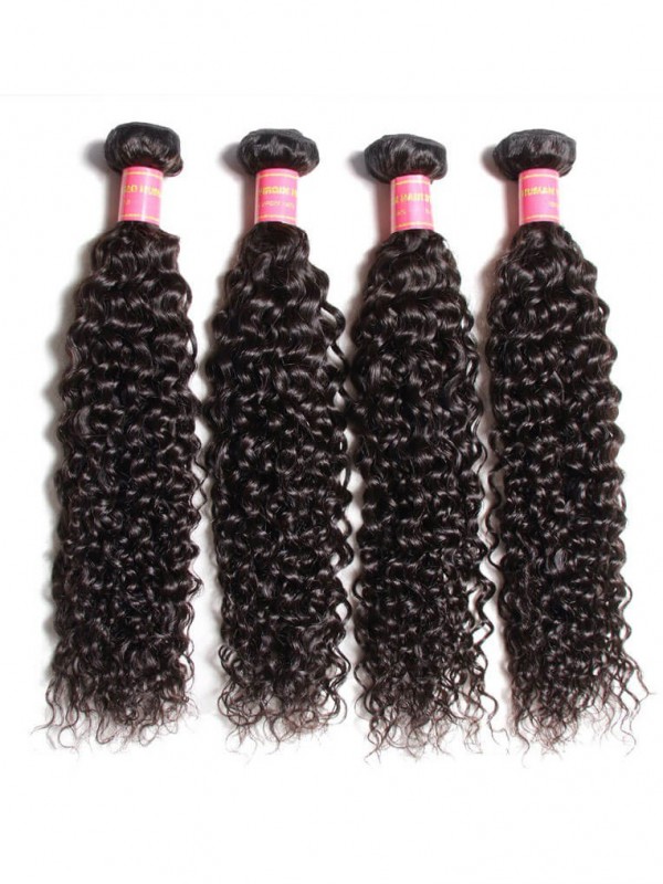 4pcs Curly Virgin Hair Bundles With Lace Frontal Closure 13x4 Nadula Soft Human Hair Weave