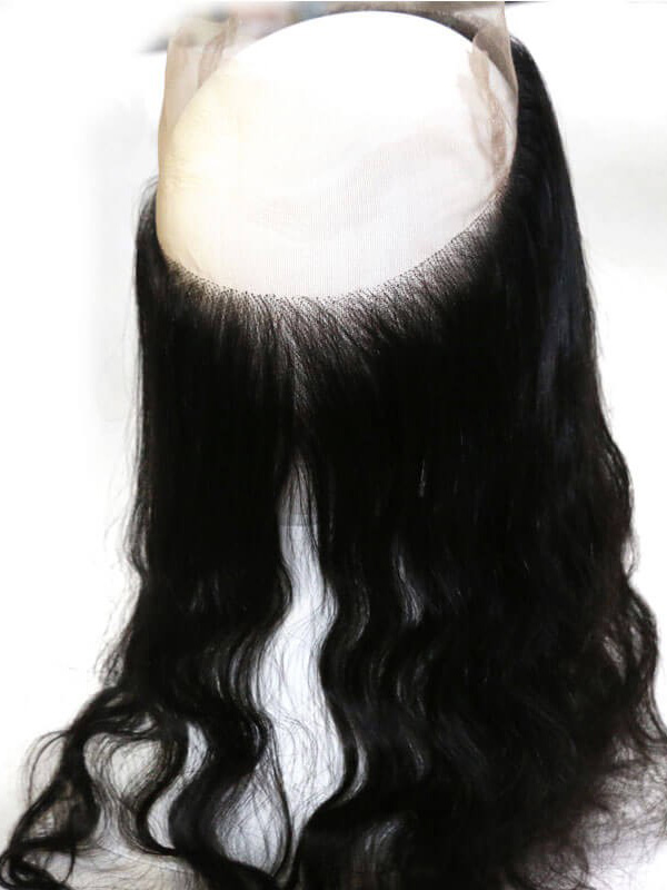 Body Wave Virgin Hair 3 Bundles With 360 Lace Frontal Closure Nadula Wavy Human Hair Weave
