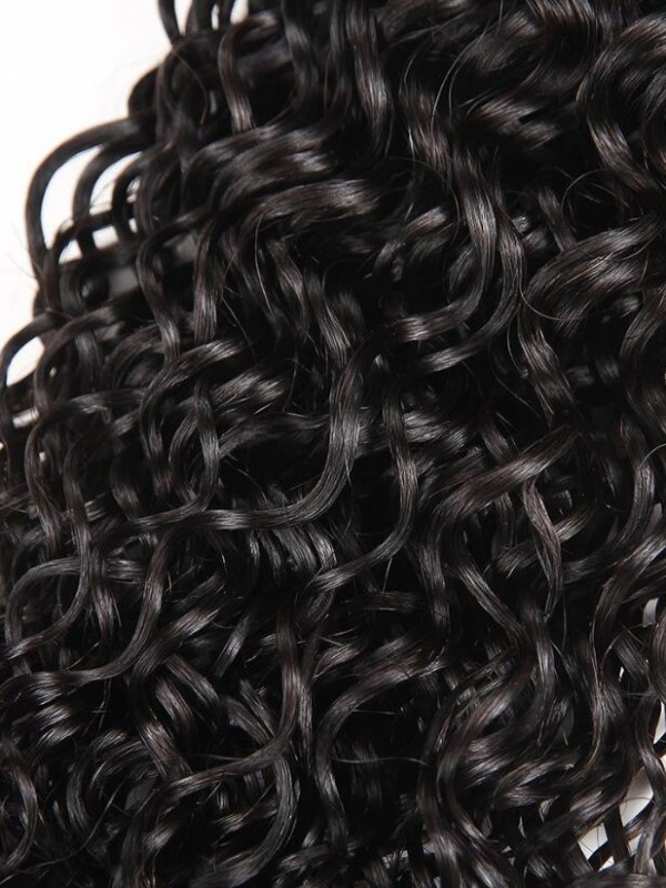 Brazilian Hair 3 Bundles Natural Wave With 4*4 Lace Closure