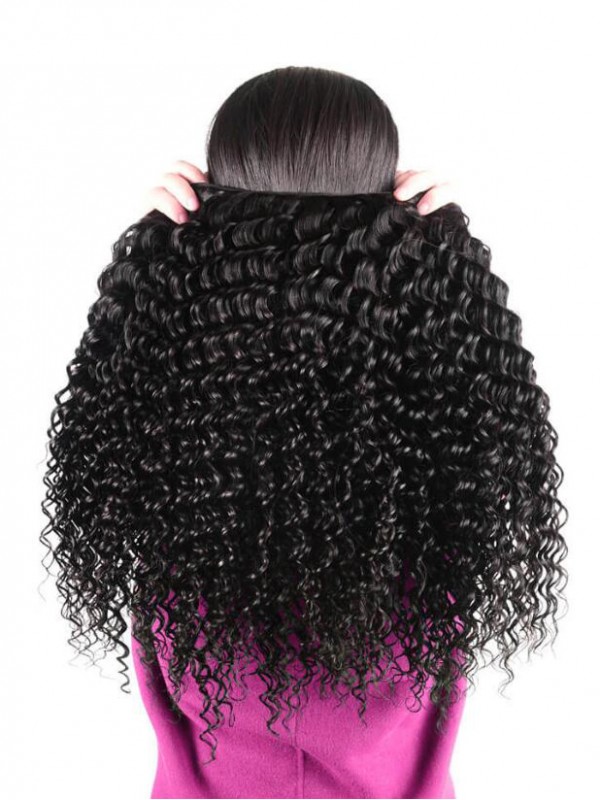 Malaysian Virgin Hair 3 Bundles Deep Wave with Lace Closure