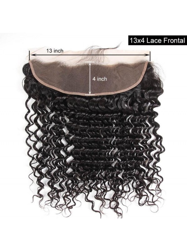 Peruvian Deep Wave With Lace Frontal 13x4 inch Deep Wave