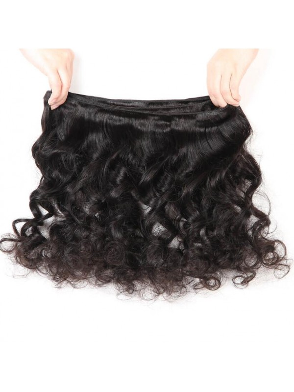 Peruvian Virgin Hair 4pcs Loose Wave with 13*4 Lace Frontal