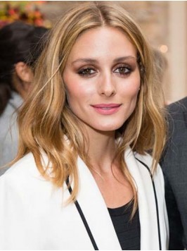 Olivia Palermo Central Parting Medium Wavy Lace Fr...