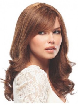 Long Wavy Lace Front Remy Human Hair Wigs 18 Inche...