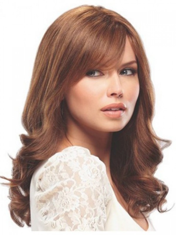 Long Wavy Lace Front Remy Human Hair Wigs 18 Inches