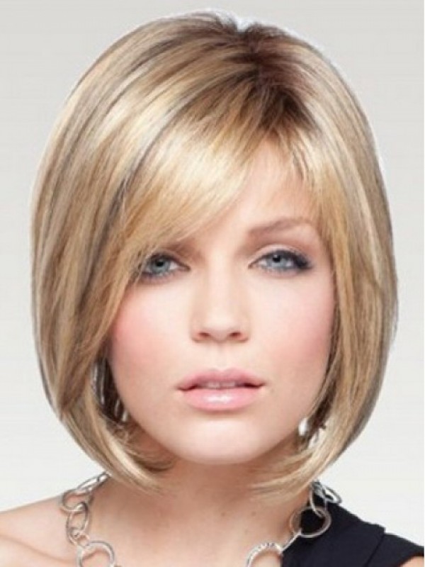Short Straight Lace Front Human Wigs