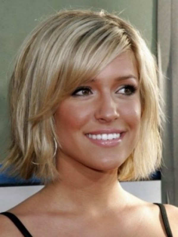 Short Straight Human Lace Front Wigs