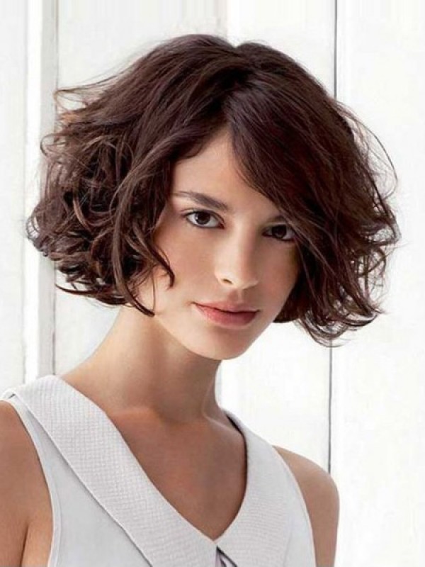 Short Curly Human Wig