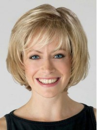 Short Lace Front Straight Bob Wigs