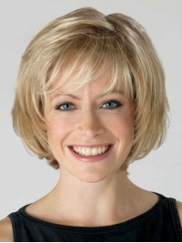 Short Lace Front Straight Bob Wigs