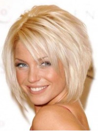 Short Straight Human Wigs