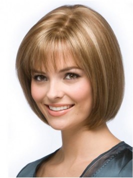 Easy Blonde Straight Chin Length Wigs