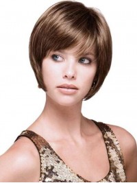 Short Lace Front Straight Wigs