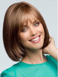 Full Lace Short Straight Human Wigs