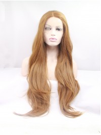 Long Ombre Lace Front Layered Wavy Synthetic Wigs