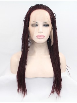 Long Black  Lace Front Curly Synthetic Wigs