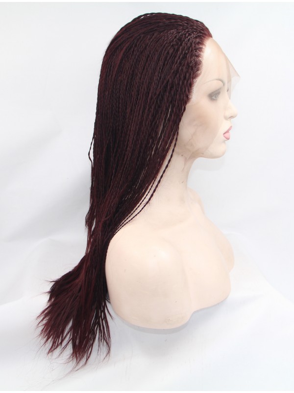 Long Black  Lace Front Curly Synthetic Wigs