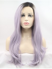 Long  Wavy Lace Front Wavy Synthetic Wigs