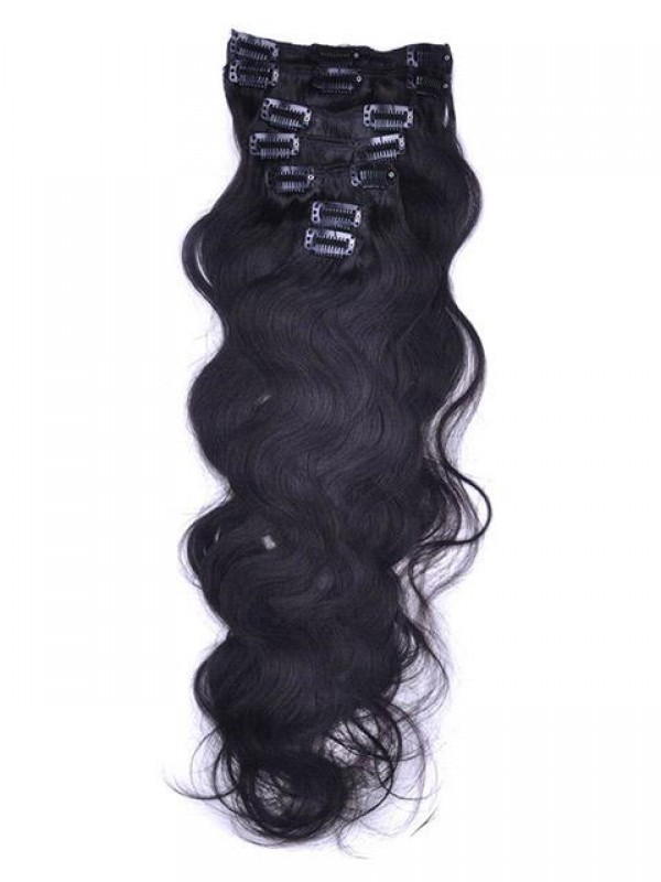 7 Piece Body Wave Clip In Indian Remy Human Hair Extension