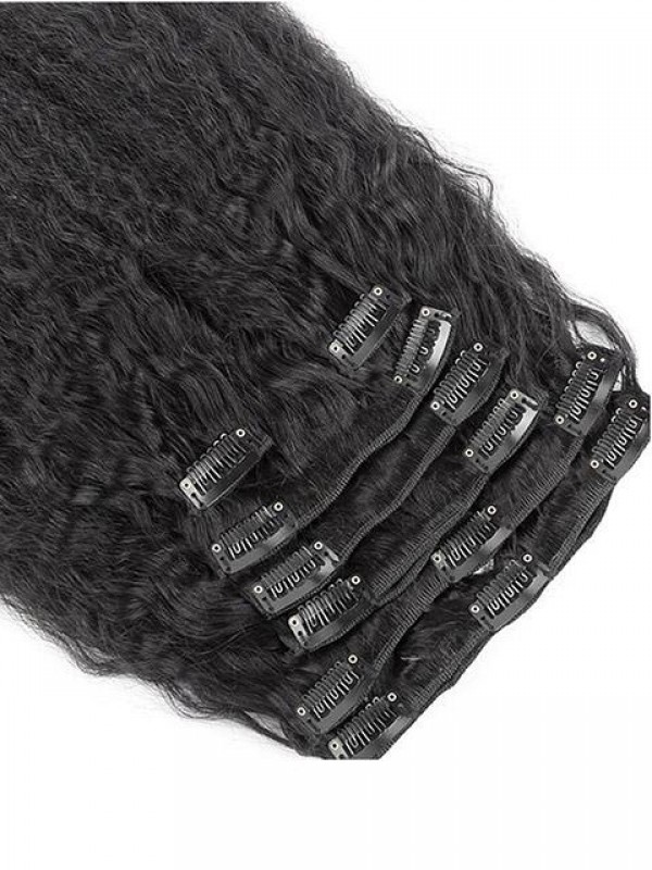 Clip In Brazilian Hair Extensions 7Pcs Clip In Human Hair Extensions