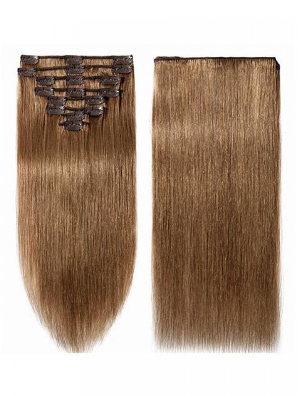 Clip In Hair Extensions Human Hair Double Drawn Human Hair Extensions