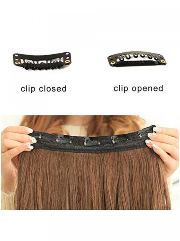 Clips In On Synthetic Hair Extensions Hair Pieces For Women