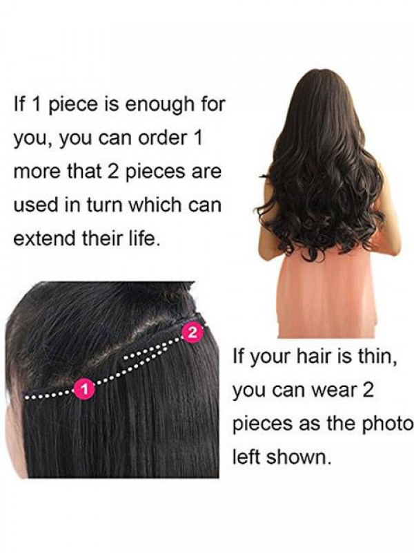 Clips In On Synthetic Hair Extensions Hair Pieces For Women