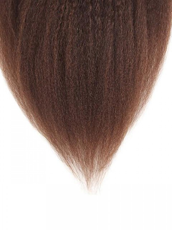 Kinky Yaki Straight Clip In Human Hair Extensions