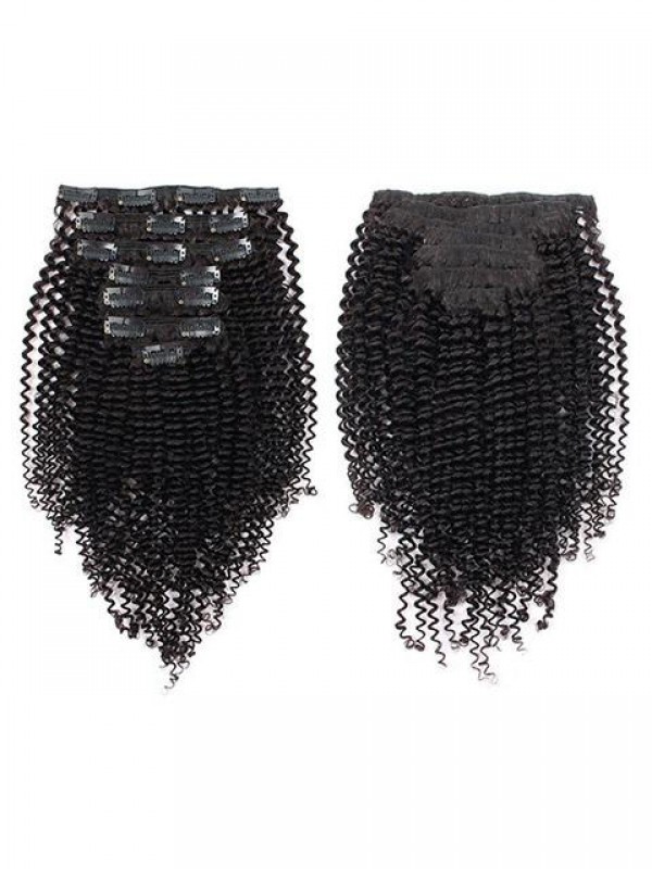 Meiem Clip In Human Hair Extensions Brazilian Virgin African American