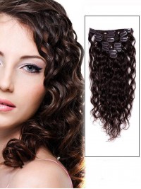 Deep Curly 7 Pcs Clip In Human Hair Extensions