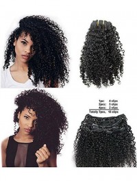Remy Virgin Hair Kinky Curly African American Hair Extensions
