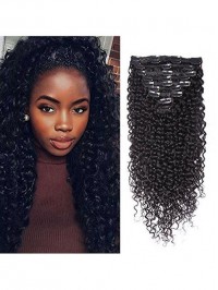 Clip In Human Hair Extensions Full Head 10 Pieces