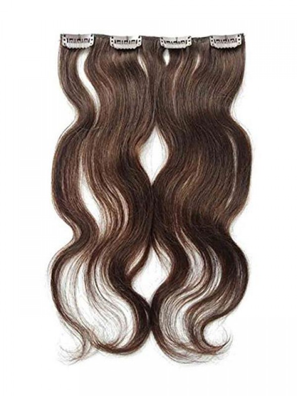 Wavy Clip In Hair Extensions Synthetic 7Pcs