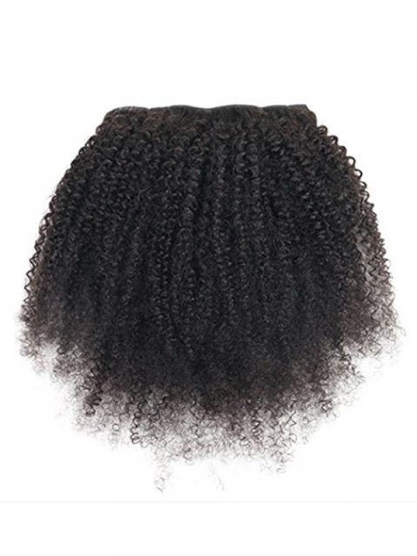 Afro Kinky Curly Clip In Hair Extensions Human Hair