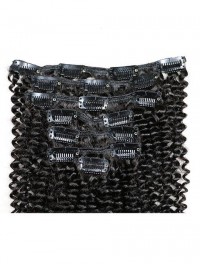 Brazilian Virgin Hair Afro Kinky Curly Clip In Hair Extensions